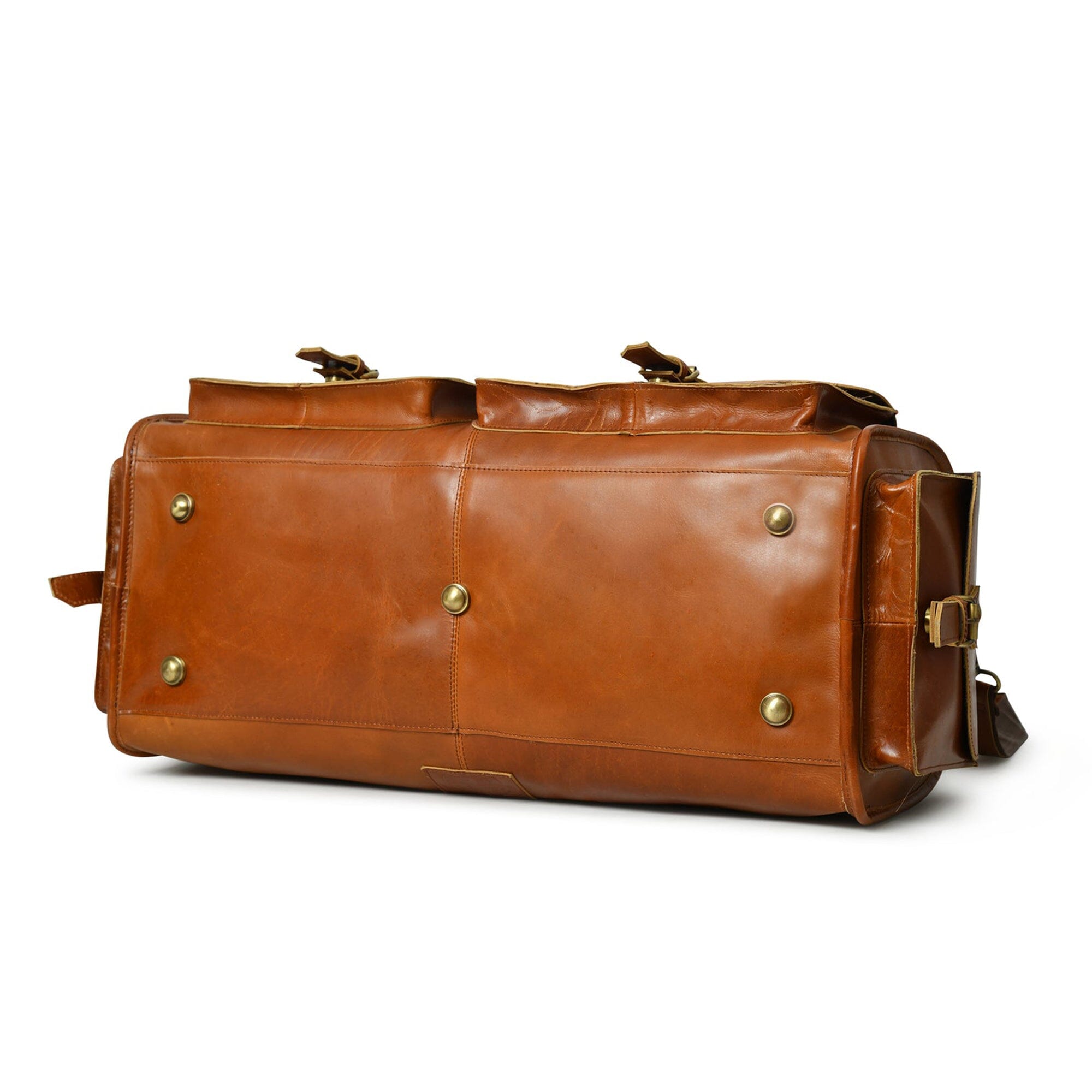Classy Leather Bags The Fenrich Duffel SpadezStore