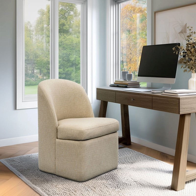 INK+IVY Lyra Dining Chair with Castors SpadezStore
