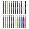 KINGART Tempera Paint Thin Sticks, 24 Colors