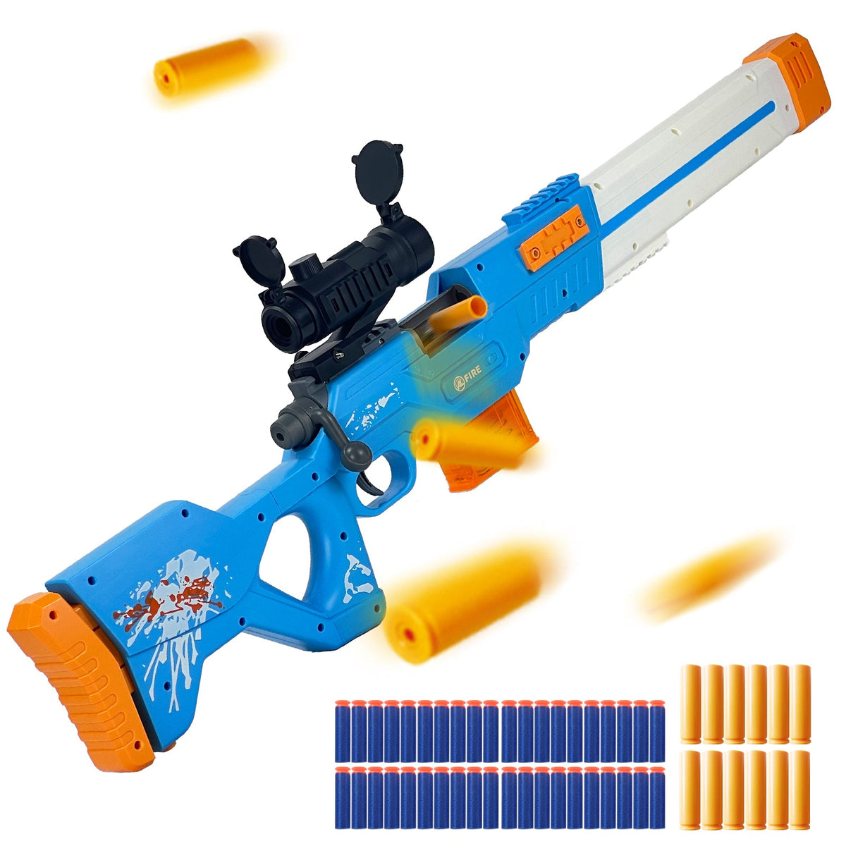 AGM MASTECH Toy Gun with Foam Dart Bullets, Toy Blaster, Toy Guns for Boy & Girl, Blaster Guns Shooting, Christmas Halloween Birthday Gifts for Adults Teen
