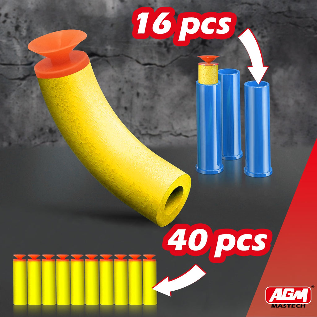 AGM MASTECH Tactical Shotgun Toy – Realistic Foam Dart Blaster for Backyard Adventures