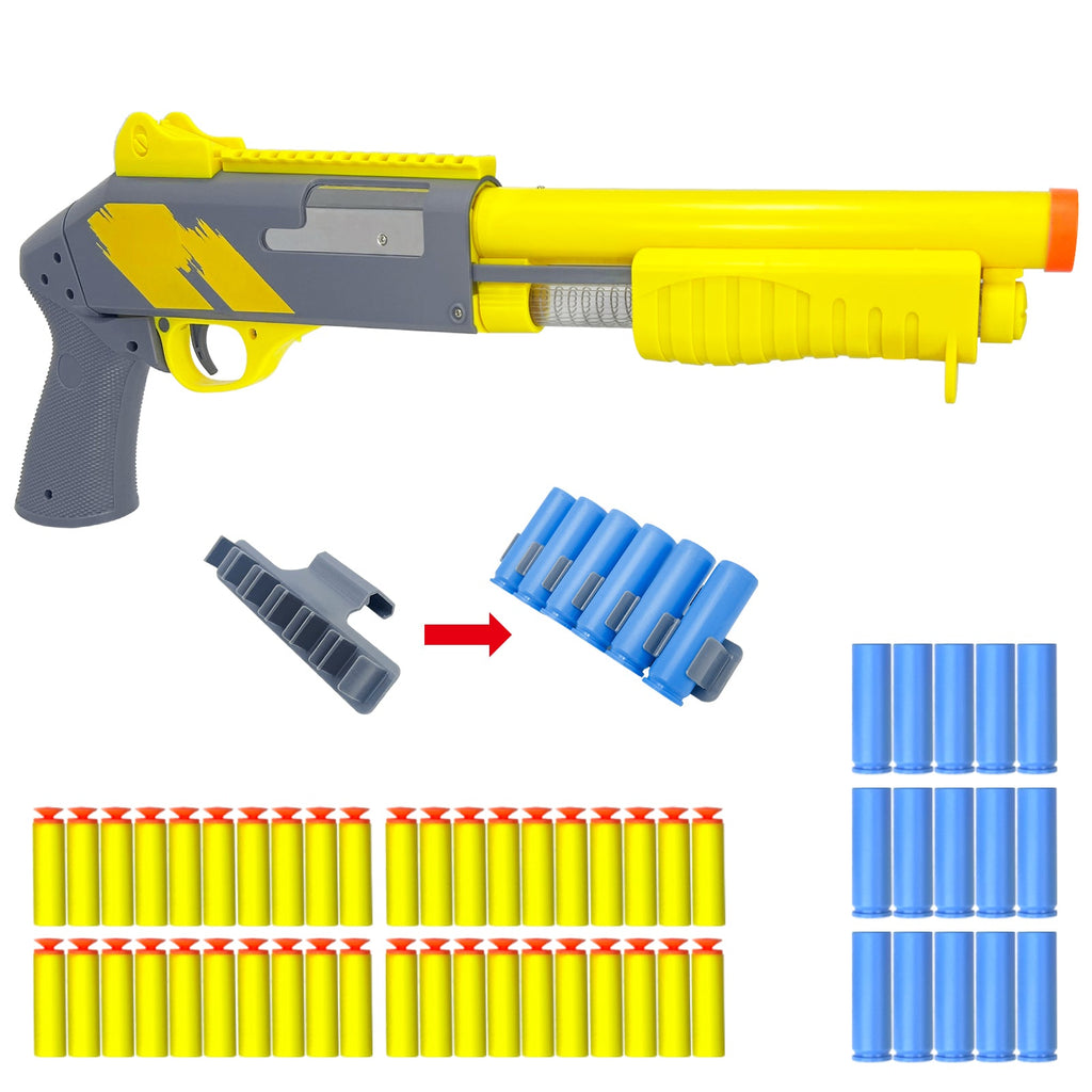 AGM MASTECH Tactical Shotgun Toy – Realistic Foam Dart Blaster for Backyard Adventures