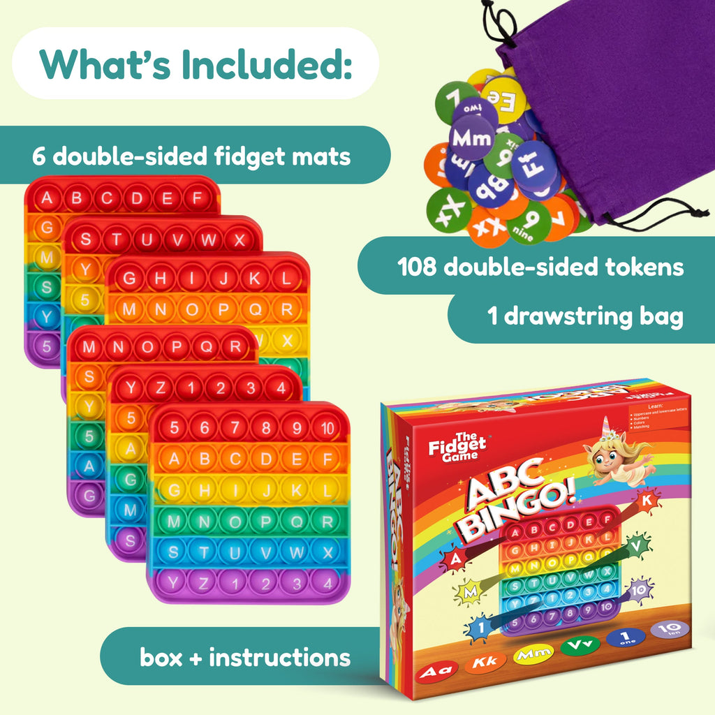 The Fidget Games ABC BINGO! – SpadezStore