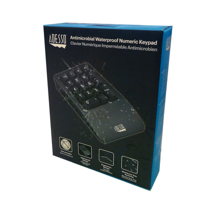 Adesso AKB-618 Easy Touch Waterproof Ergo Keypad SpadezStore