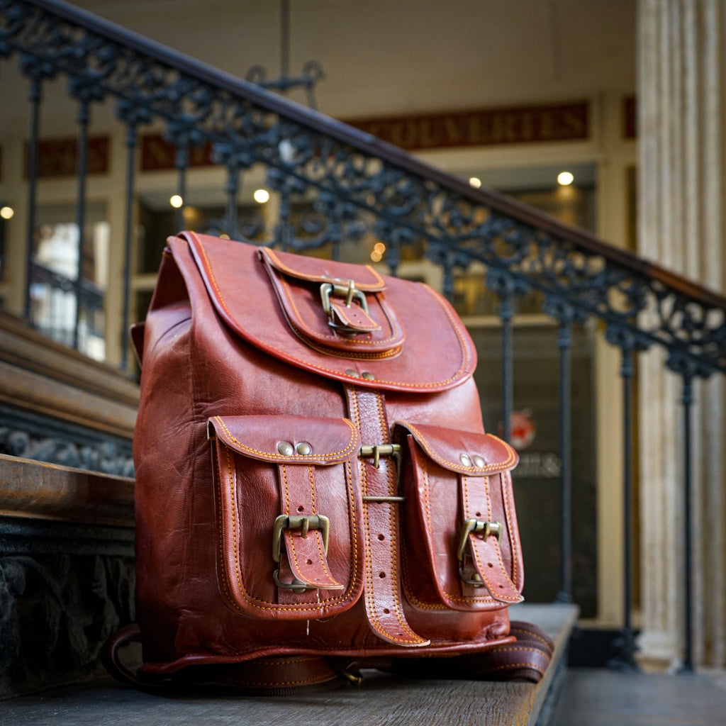 Classy Leather Bags Victoria Small Cute Backpack SpadezStore