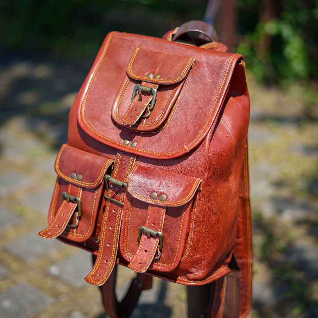 Classy Leather Bags Victoria Small Cute Backpack SpadezStore