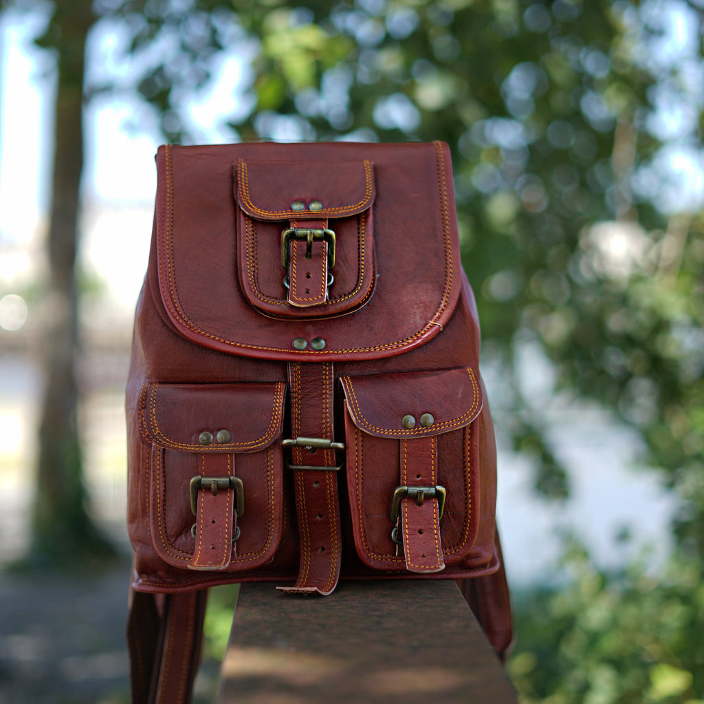 Classy Leather Bags Victoria Small Cute Backpack SpadezStore