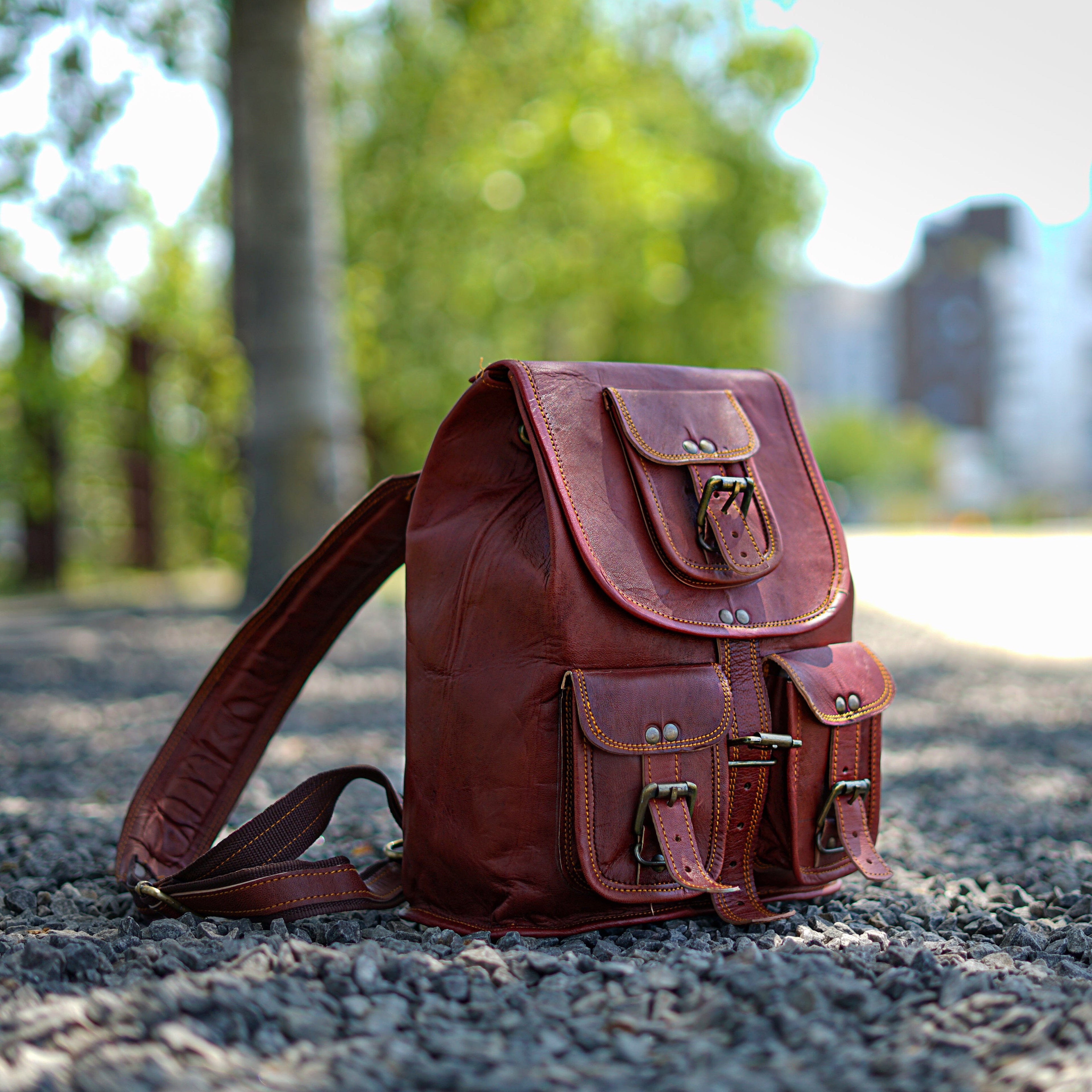 Classy Leather Bags Victoria Small Cute Backpack SpadezStore