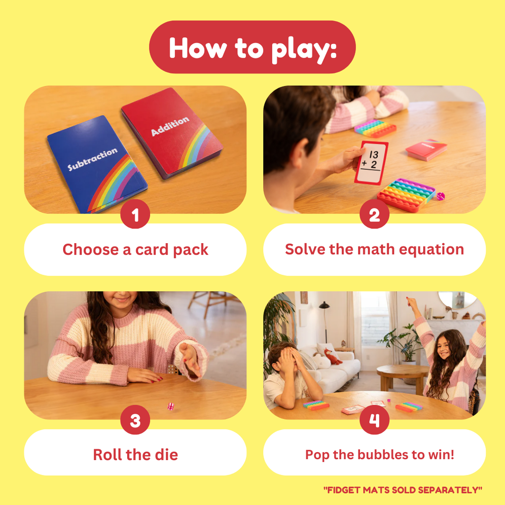 The Fidget Games Grade 1 & 2 Addition & Subtraction Card Pack