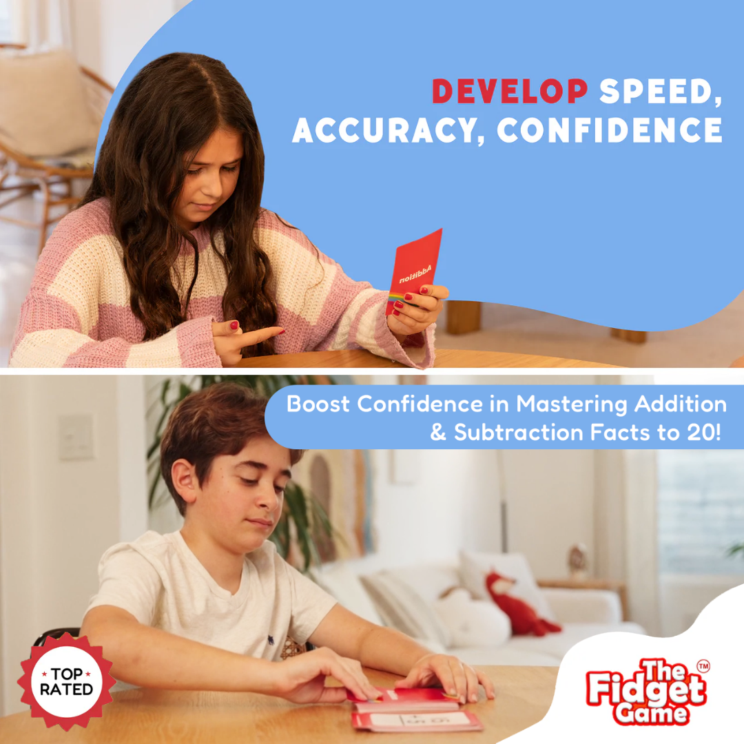 The Fidget Games Grade 1 & 2 Addition & Subtraction Card Pack