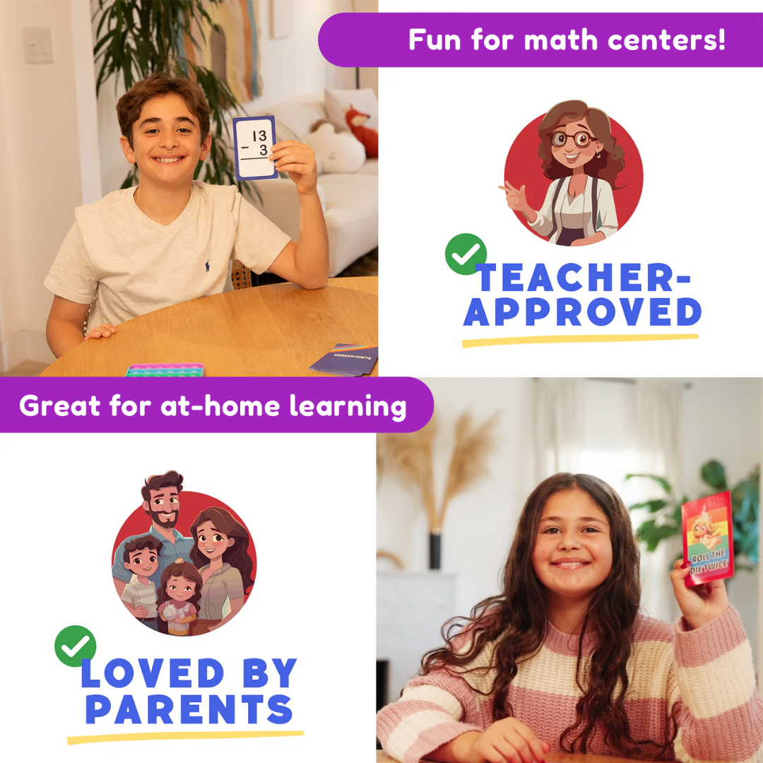 The Fidget Games Grade 1 & 2 Addition & Subtraction Card Pack