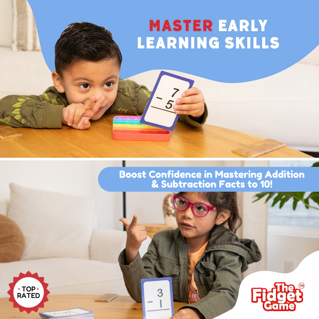 The Fidget Games Pre-K & Kindergarten Addition & Subtraction Card Pack