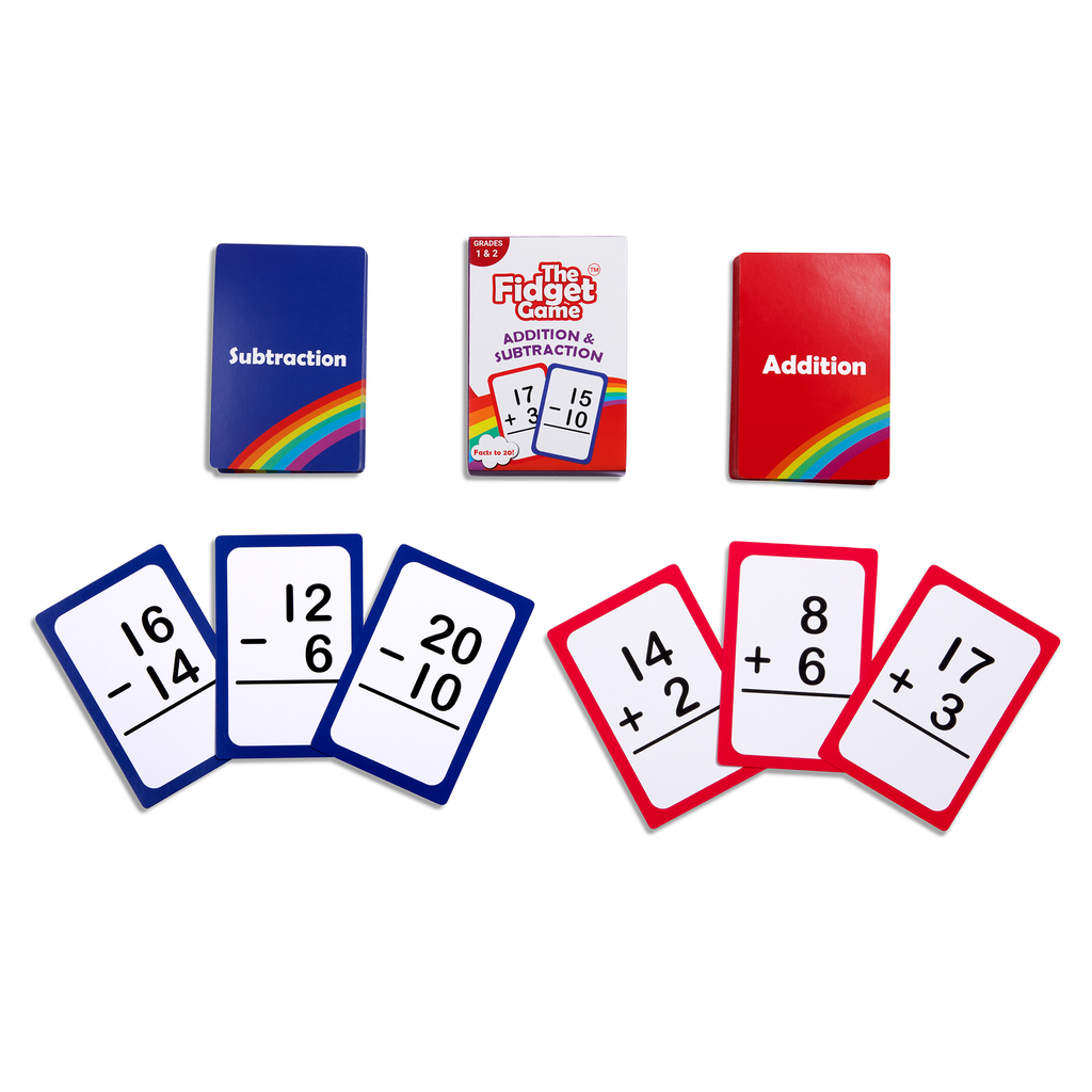 The Fidget Games Grade 1 & 2 Addition & Subtraction Card Pack