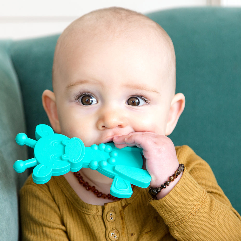 Bambeado Little bamBAM Baby Teething Toy - Turquoise