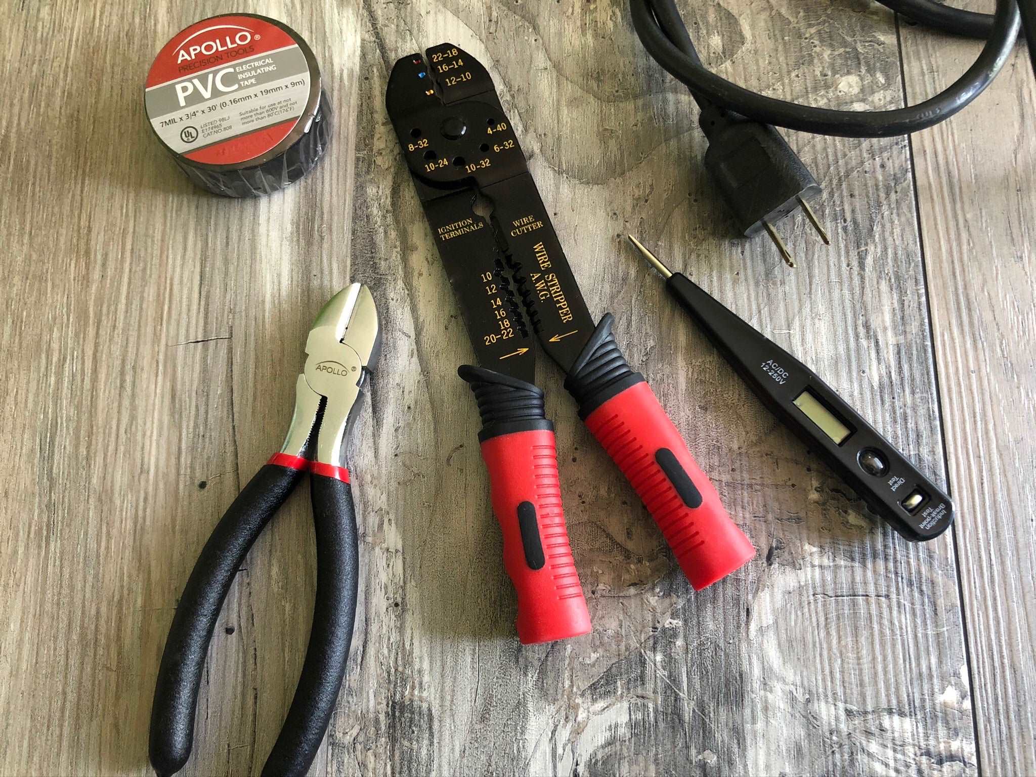 Apollo Tools 161 Piece Household Tool Kit with Convenient 3.6 Volt Lithium Ion Cordless Screwdriver - DT0739 SpadezStore