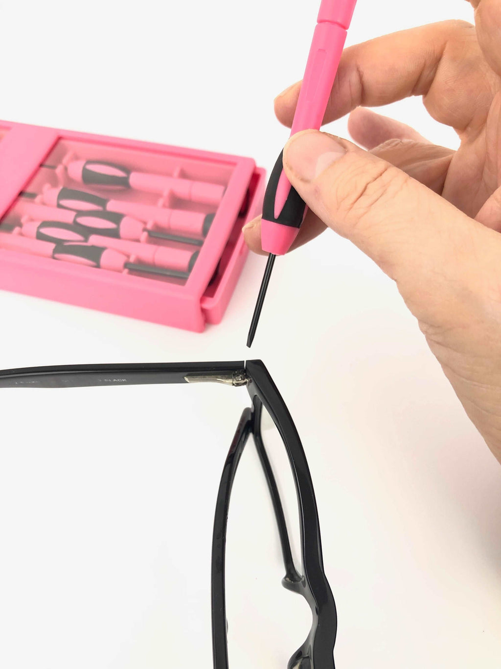 Apollo Tools 53 Piece Household Tool Kit with Tool Box Pink- DT9773P SpadezStore