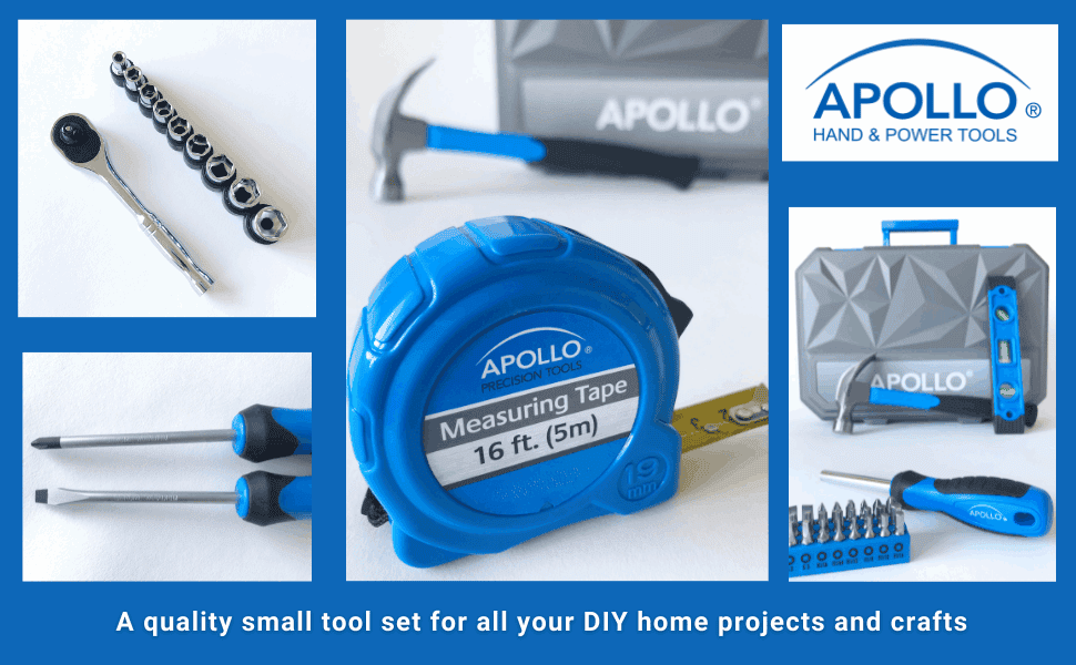 Apollo Tools 65 Piece Household and Mechanical Tool Set - DT0001 SpadezStore