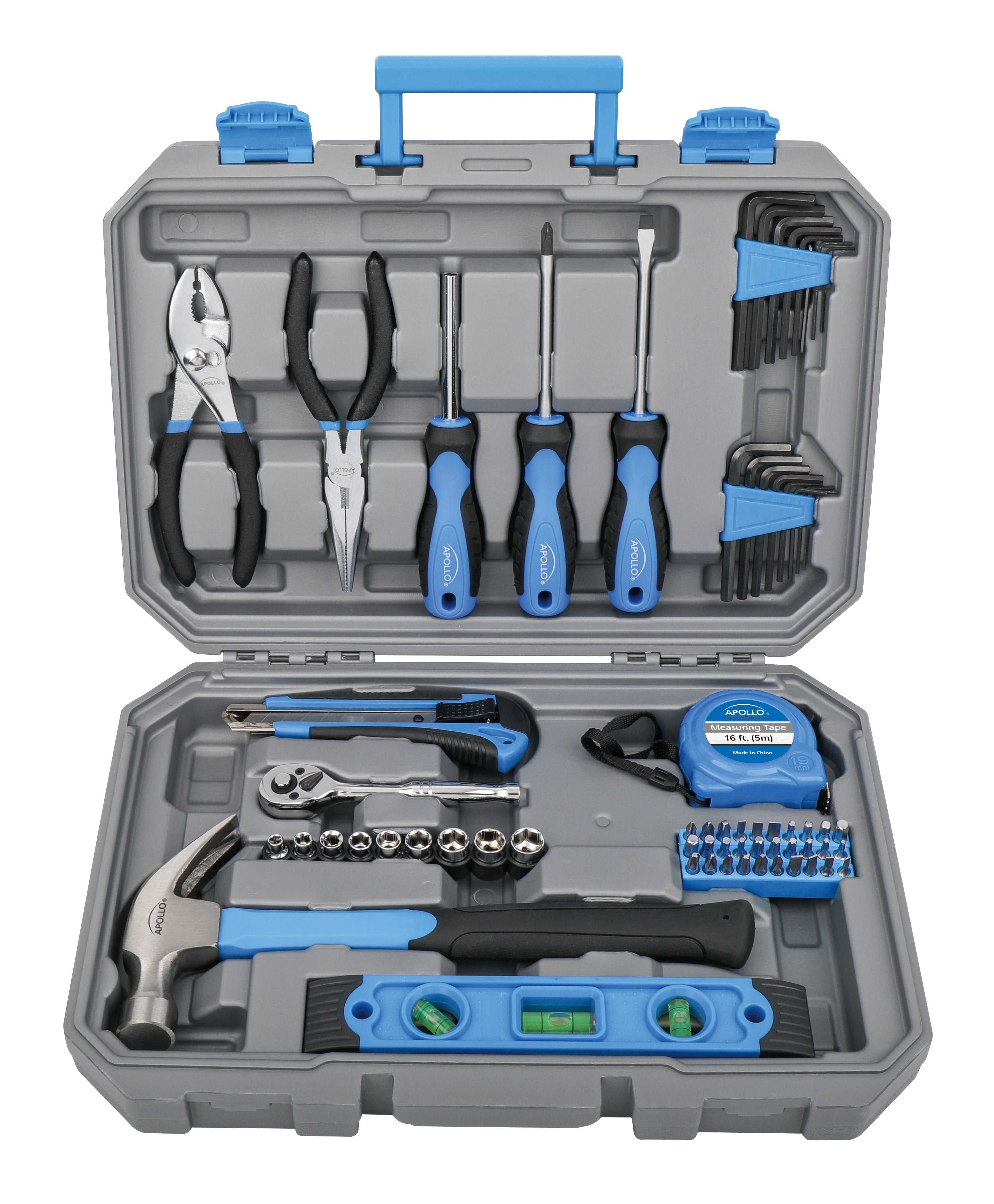 Apollo Tools 65 Piece Household and Mechanical Tool Set - DT0001 SpadezStore