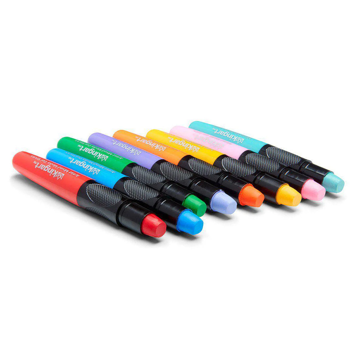 KINGART Mixed Media Gel Stick Crayons - 48 Colors