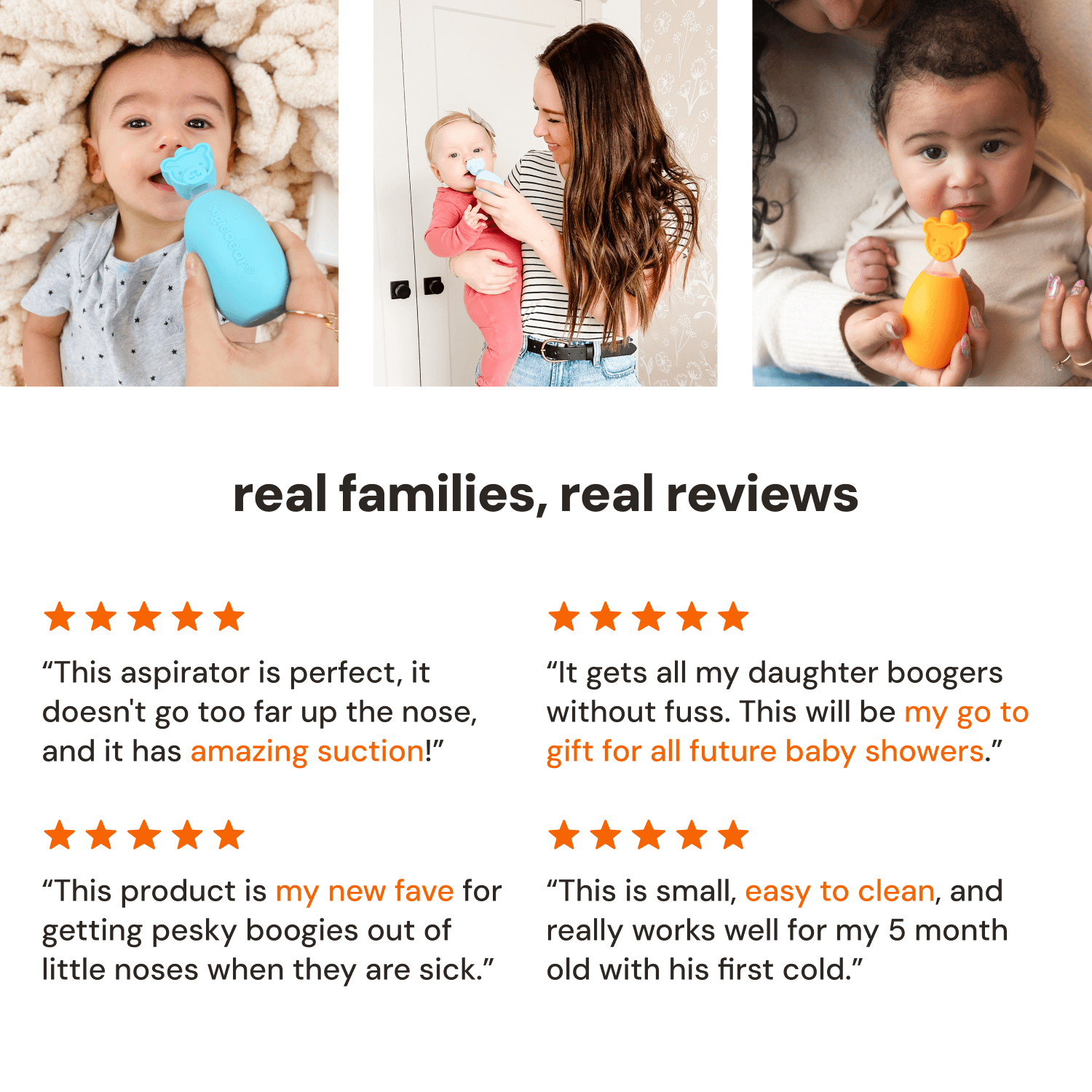 Oogiebear bulb nose nasal aspirator SpadezStore