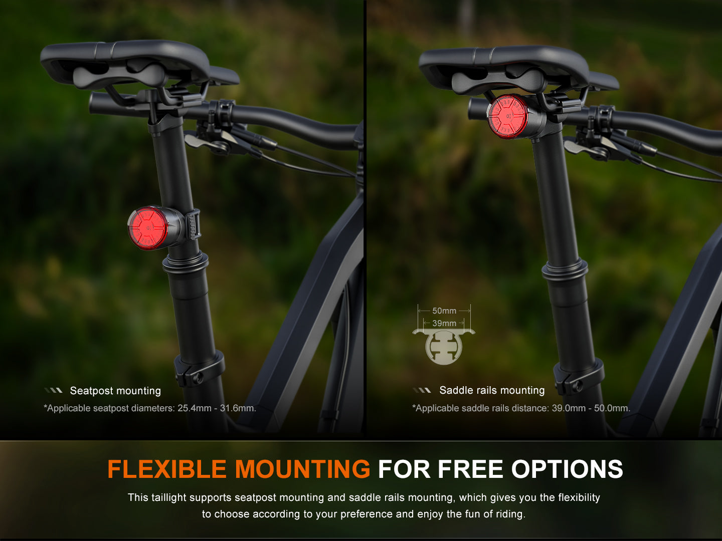 Fenix BC06R Smart-Brake Bicycle Taillight SpadezStore