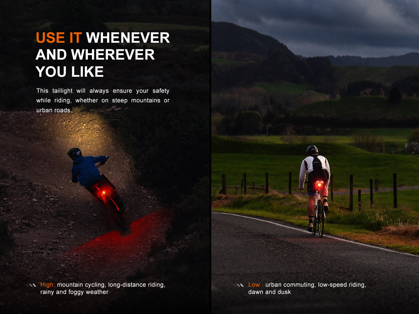 Fenix BC06R Smart-Brake Bicycle Taillight SpadezStore