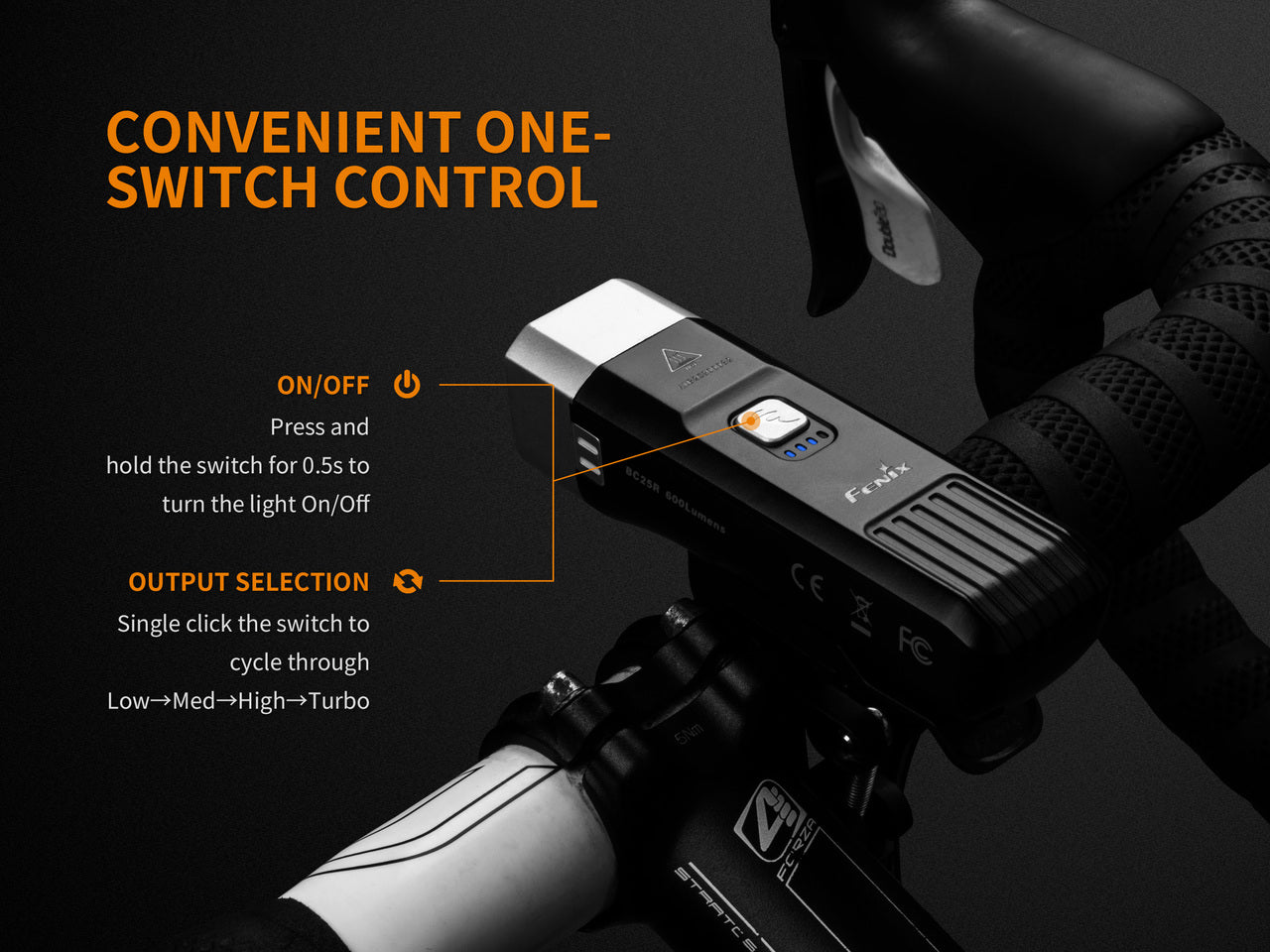 Fenix BC25R LED Bike Light SpadezStore