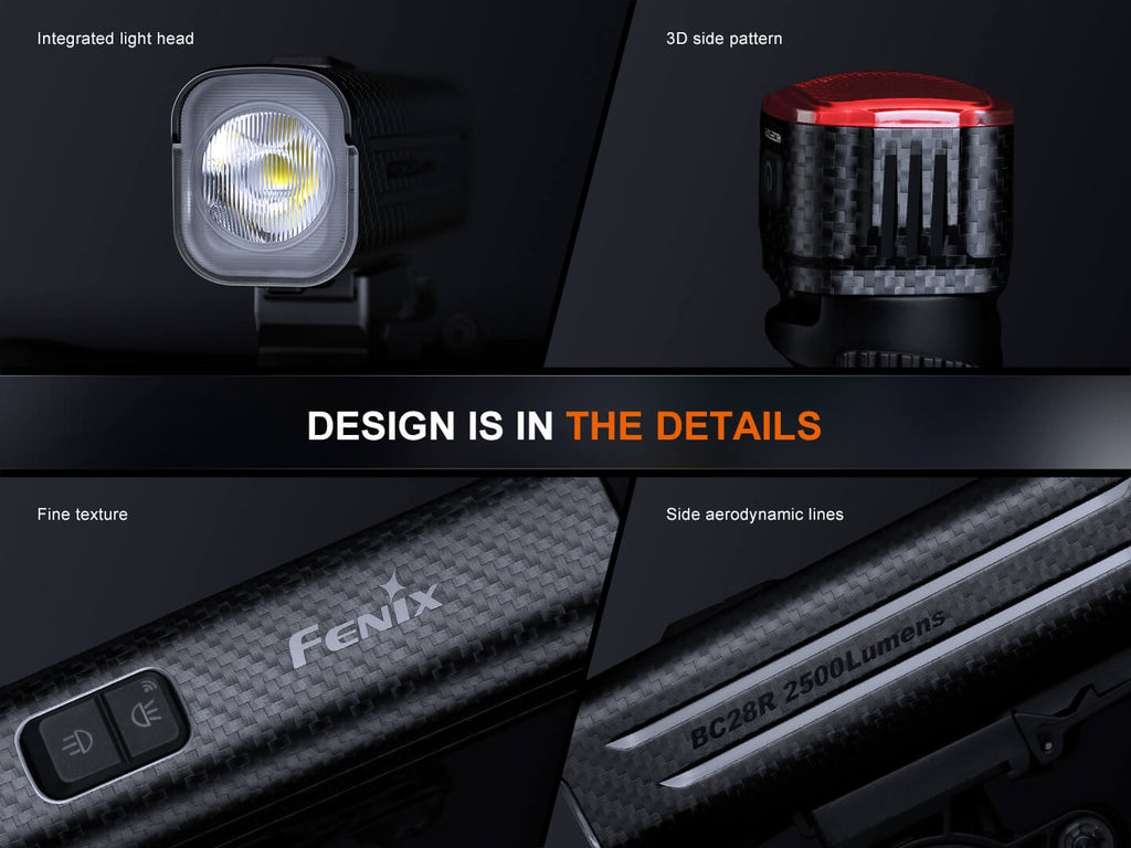 Fenix BC28R Smart Head & Tail Bike Light Combo SpadezStore