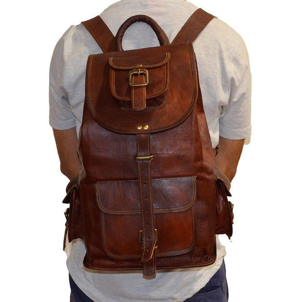 Classy Leather Bags BOGO: 'The Outdoor Hiking Backpack + FREE Journal SpadezStore