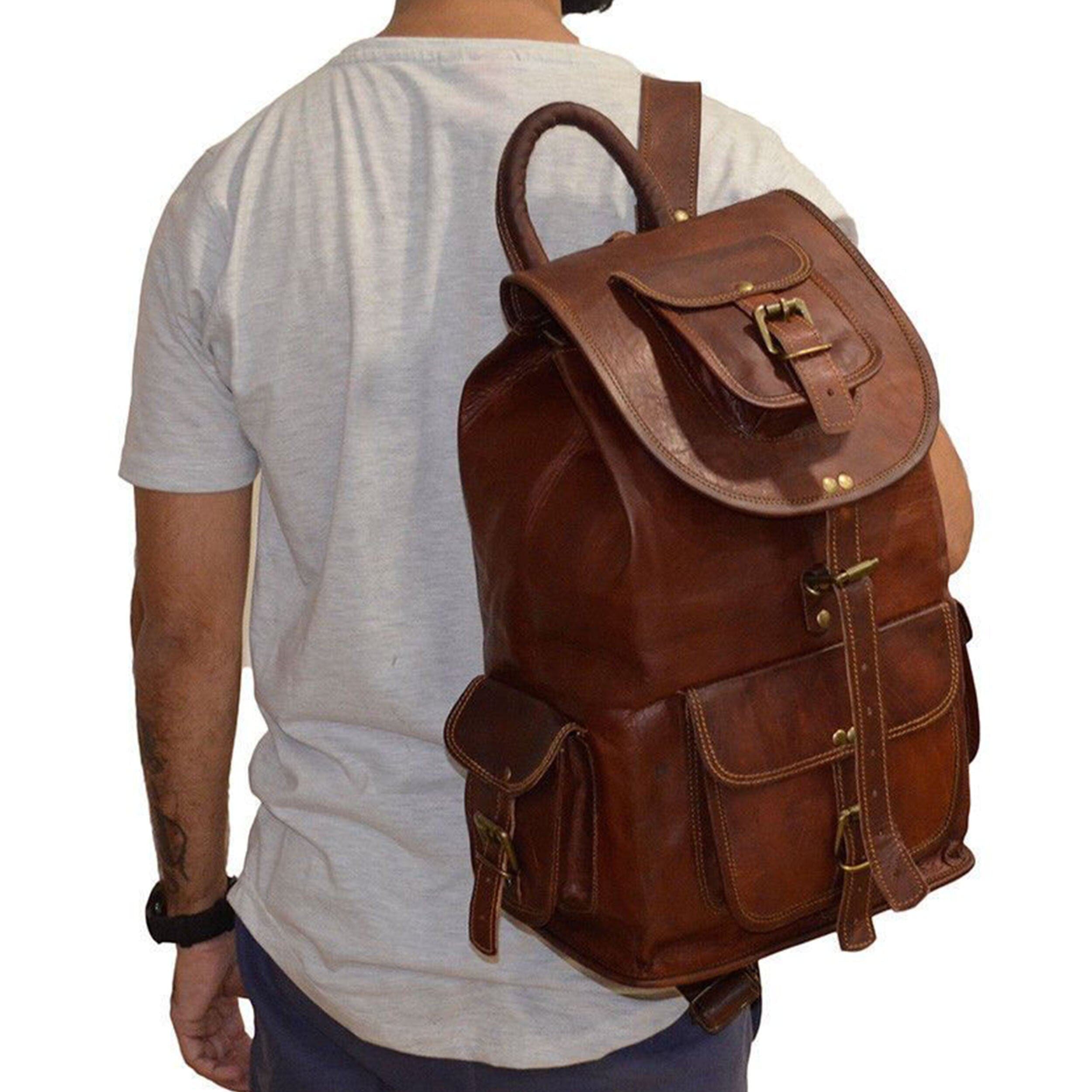 Classy Leather Bags The Outdoor Hiking - Thumbnail 5