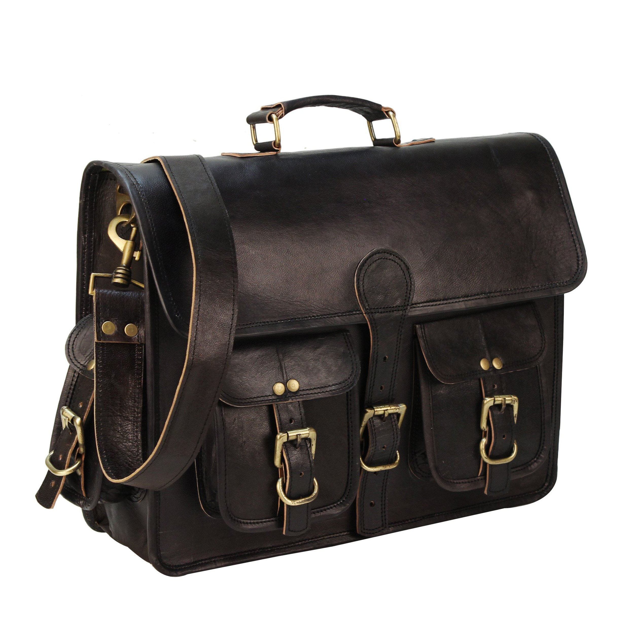 Classy Leather Bags The Vintage Black SpadezStore