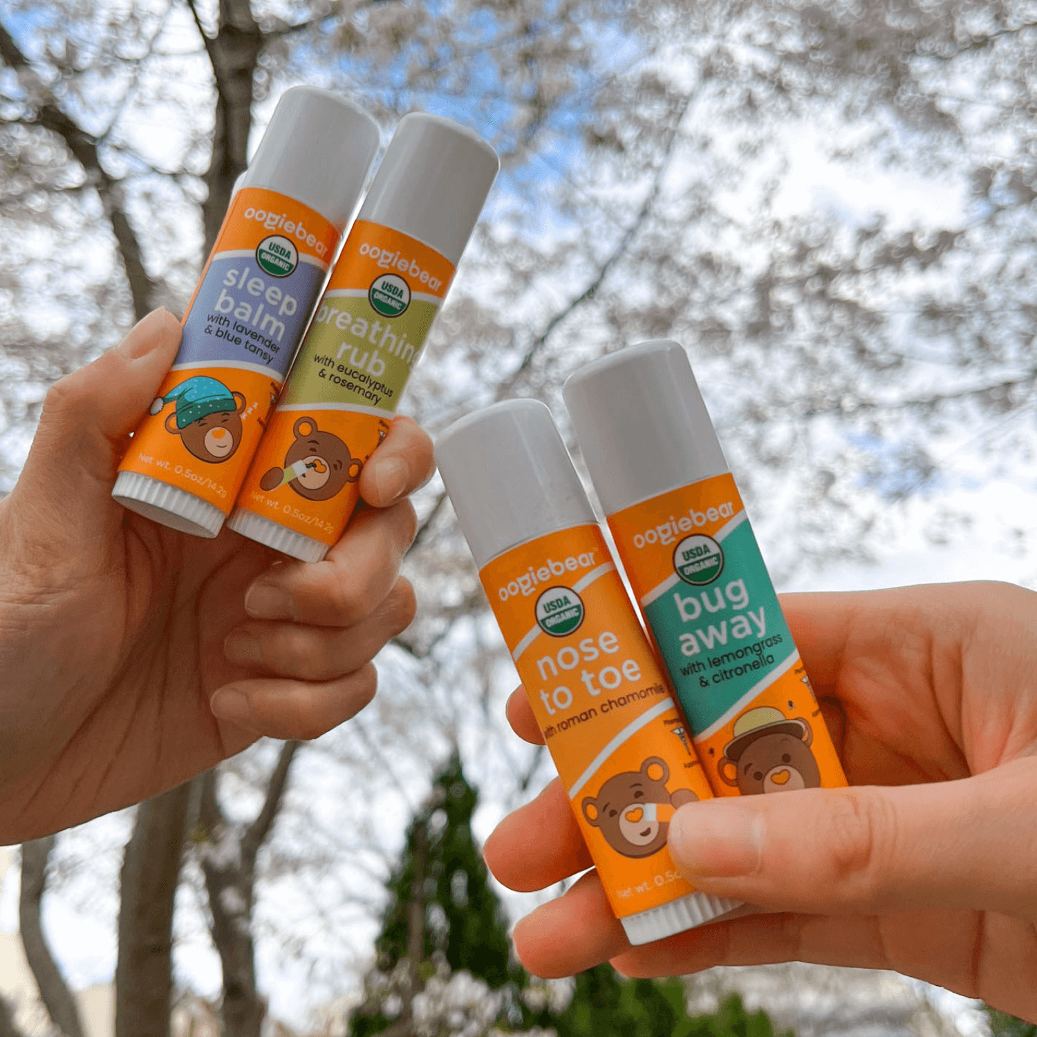 oogiebear 4-pack balm collection SpadezStore