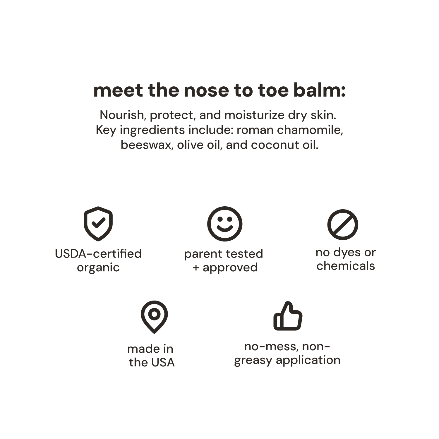 Oogiebear nose to toe™ balm SpadezStore