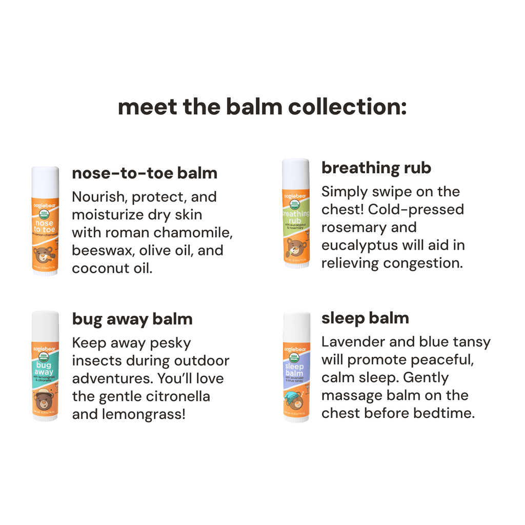 oogiebear 4-pack balm collection SpadezStore