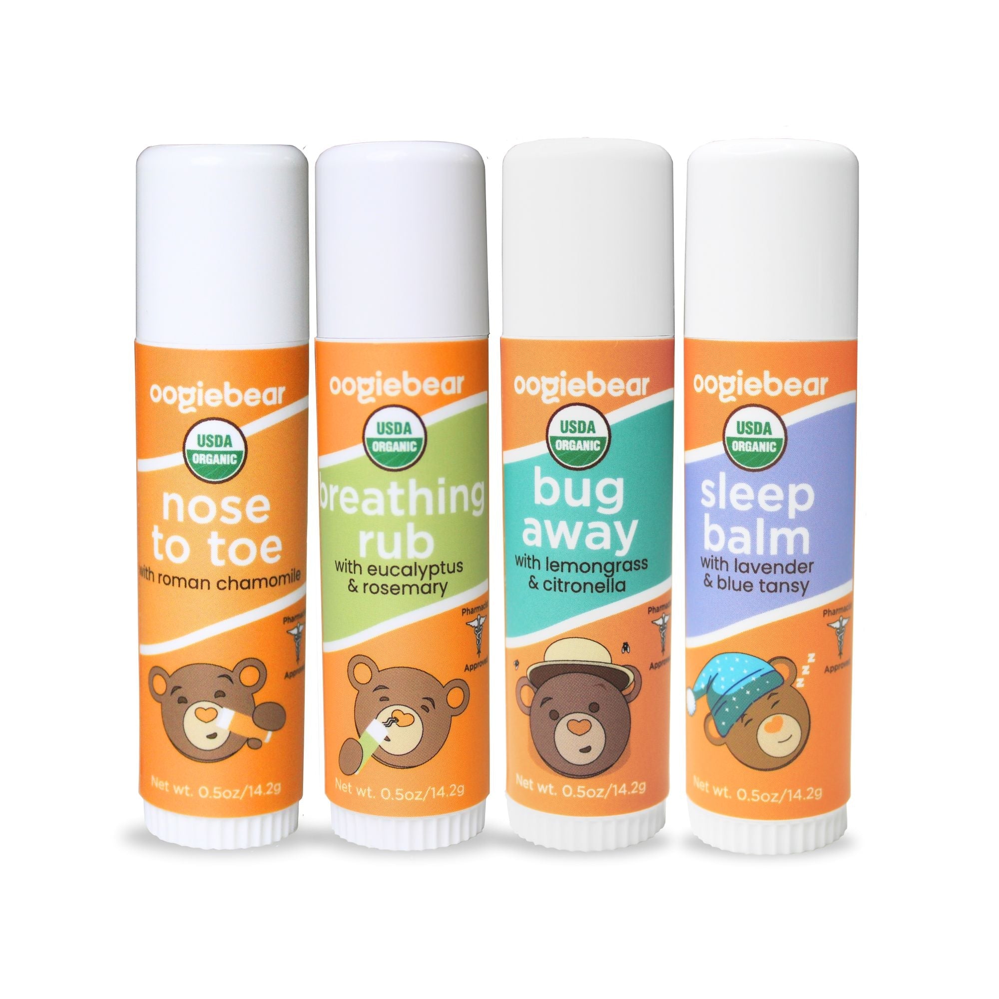 oogiebear 4-pack balm collection SpadezStore