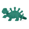 Bambeado Dibly - Green - Baltic Amber & Natural Rubber Dinosaur Teether with Toothbrush Tail