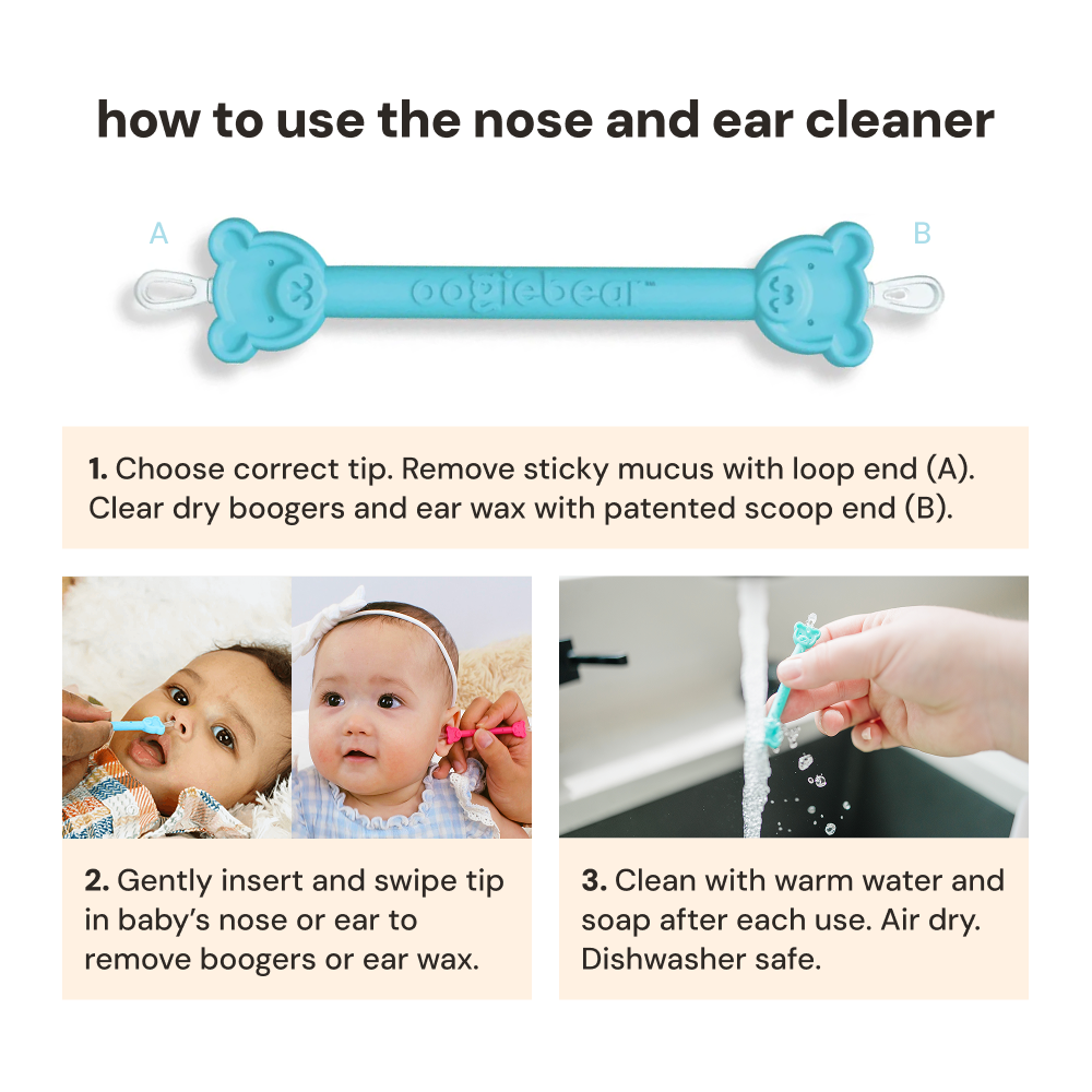 Oogiebear baby nose and ear cleaning kit SpadezStore