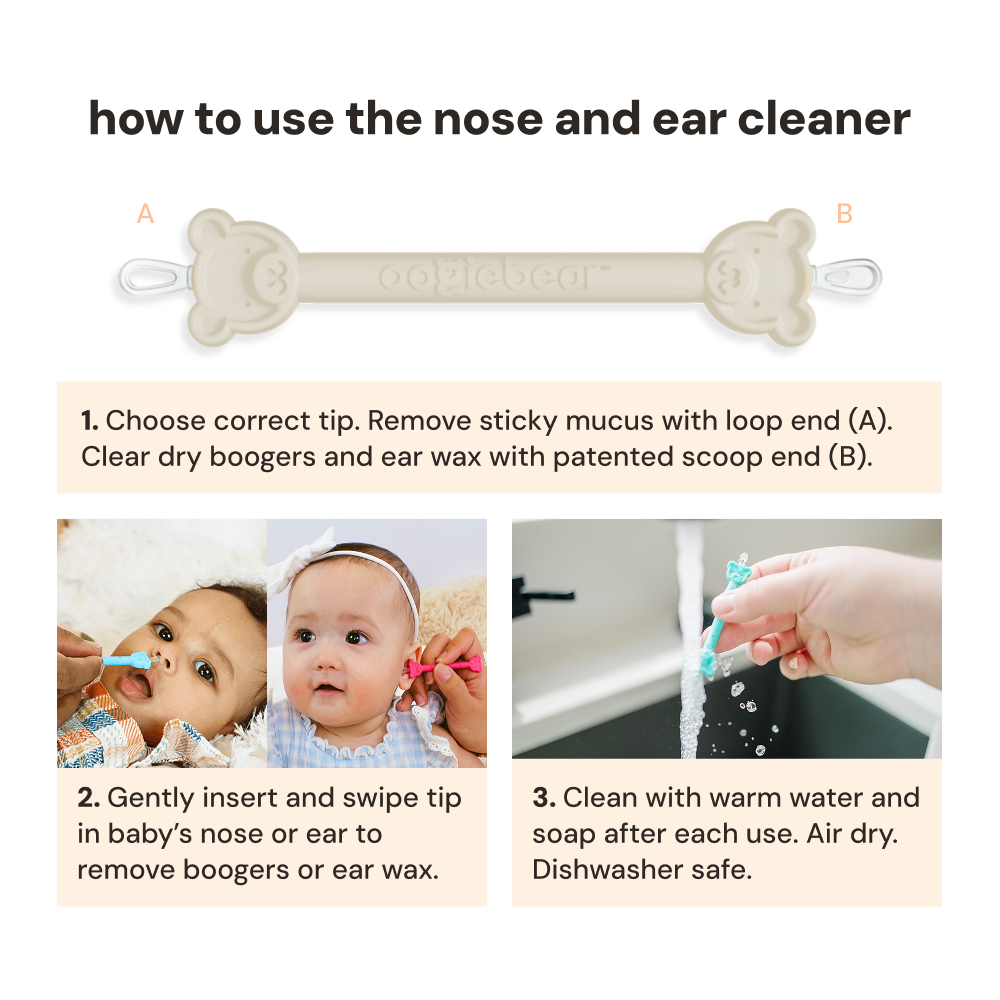 Oogiebear baby nose and ear cleaning kit SpadezStore