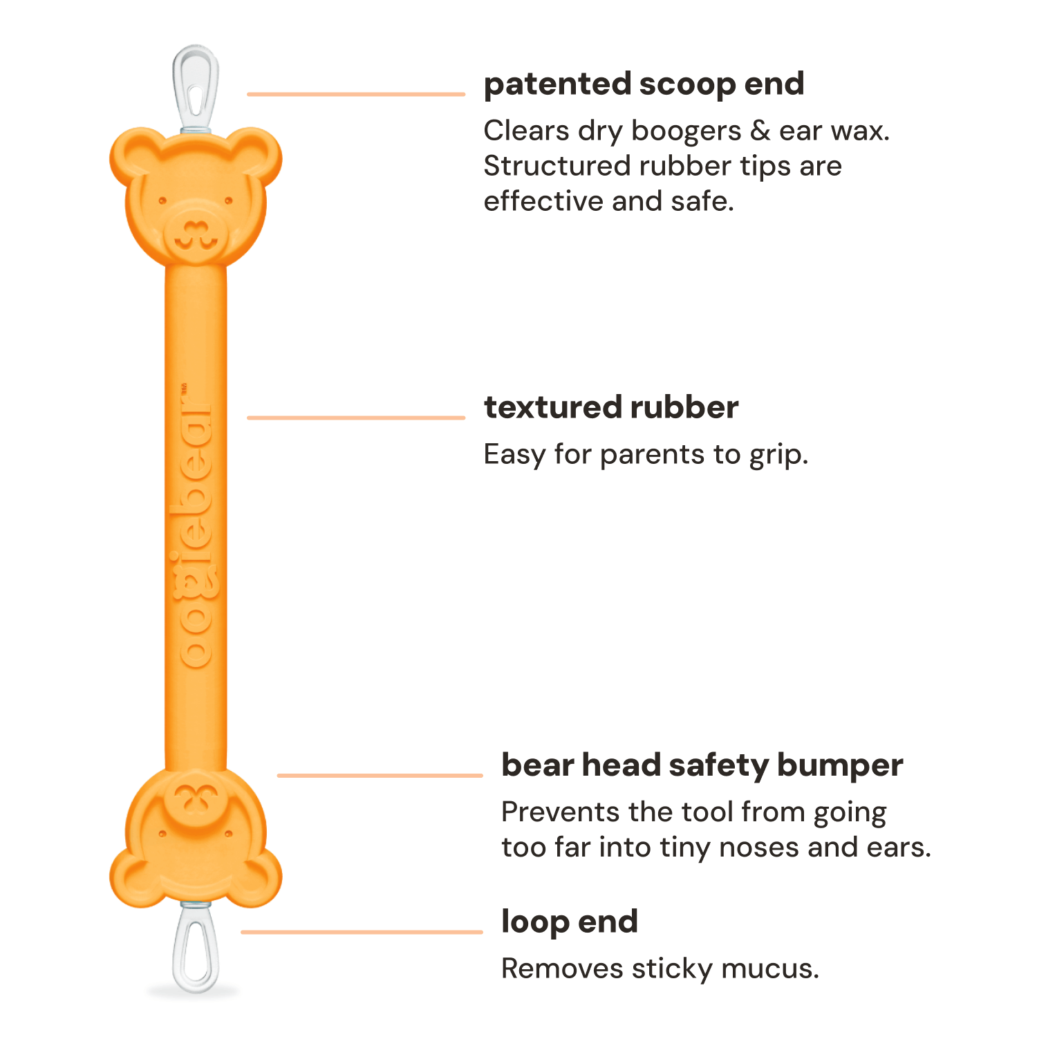 Oogiebear baby nose and ear cleaning kit SpadezStore