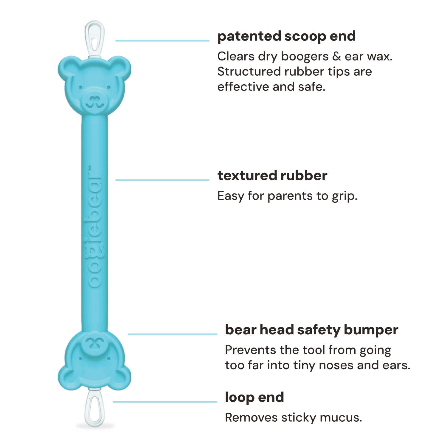 Oogiebear baby nose and ear cleaning kit SpadezStore