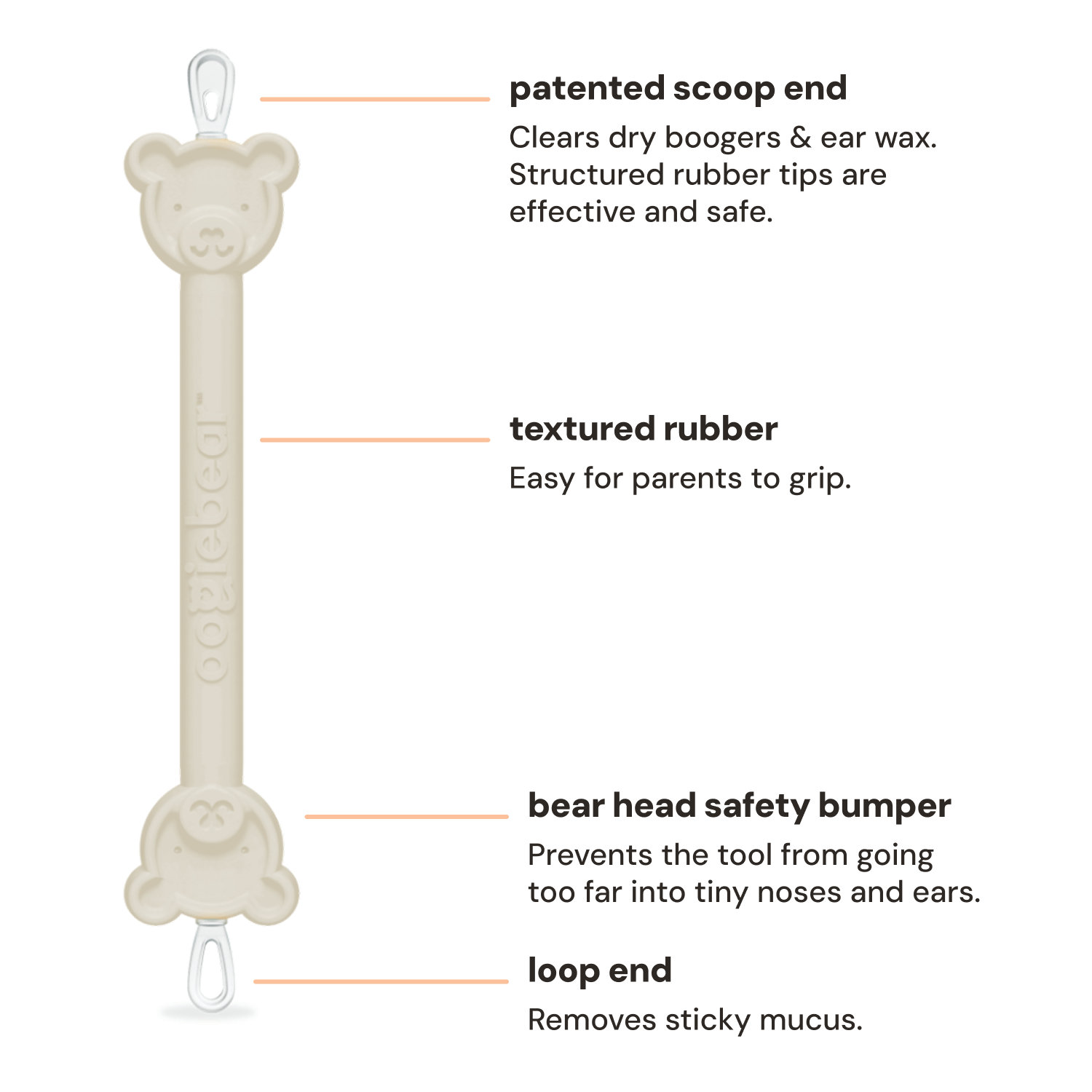 Oogiebear baby nose and ear cleaning kit SpadezStore