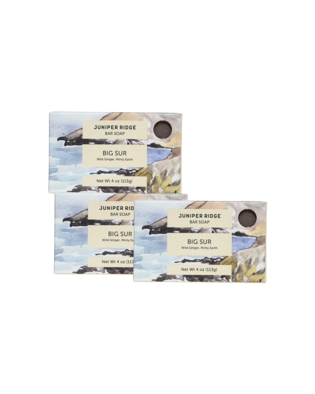 Juniper Ridge Big Sur Bar Soap 3-Pack SpadezStore