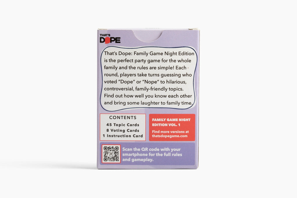 That's Dope: Family Game Night Edition SpadezStore