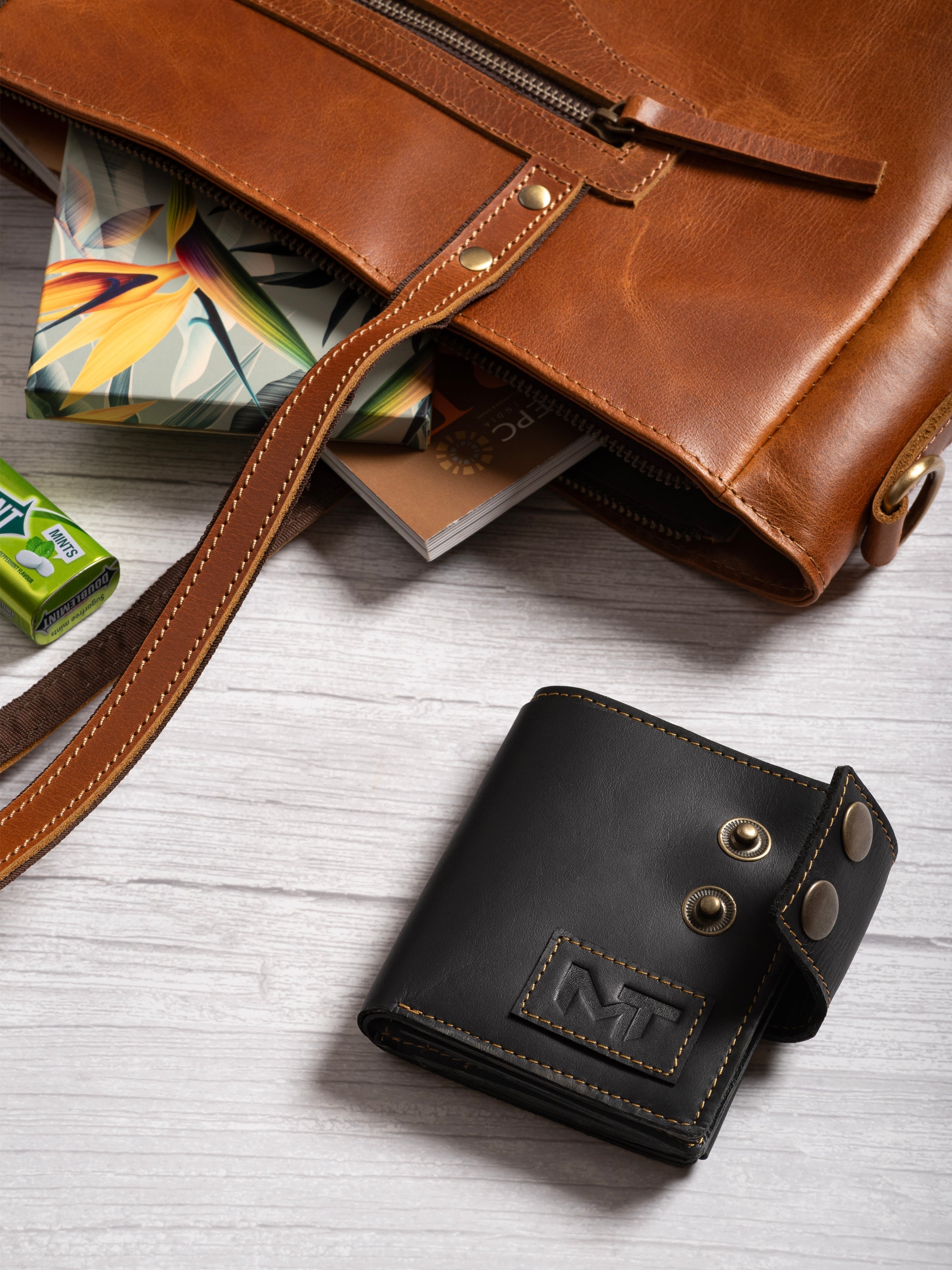 Classy Leather Bags Swift Hold Wallet - Black