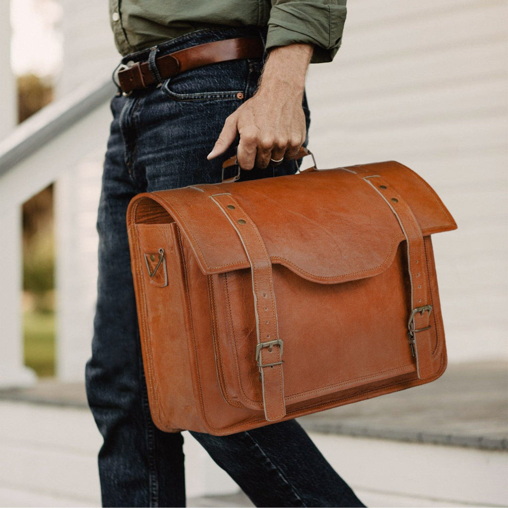 Classy Leather Bags The Classic Gentleman SpadezStore