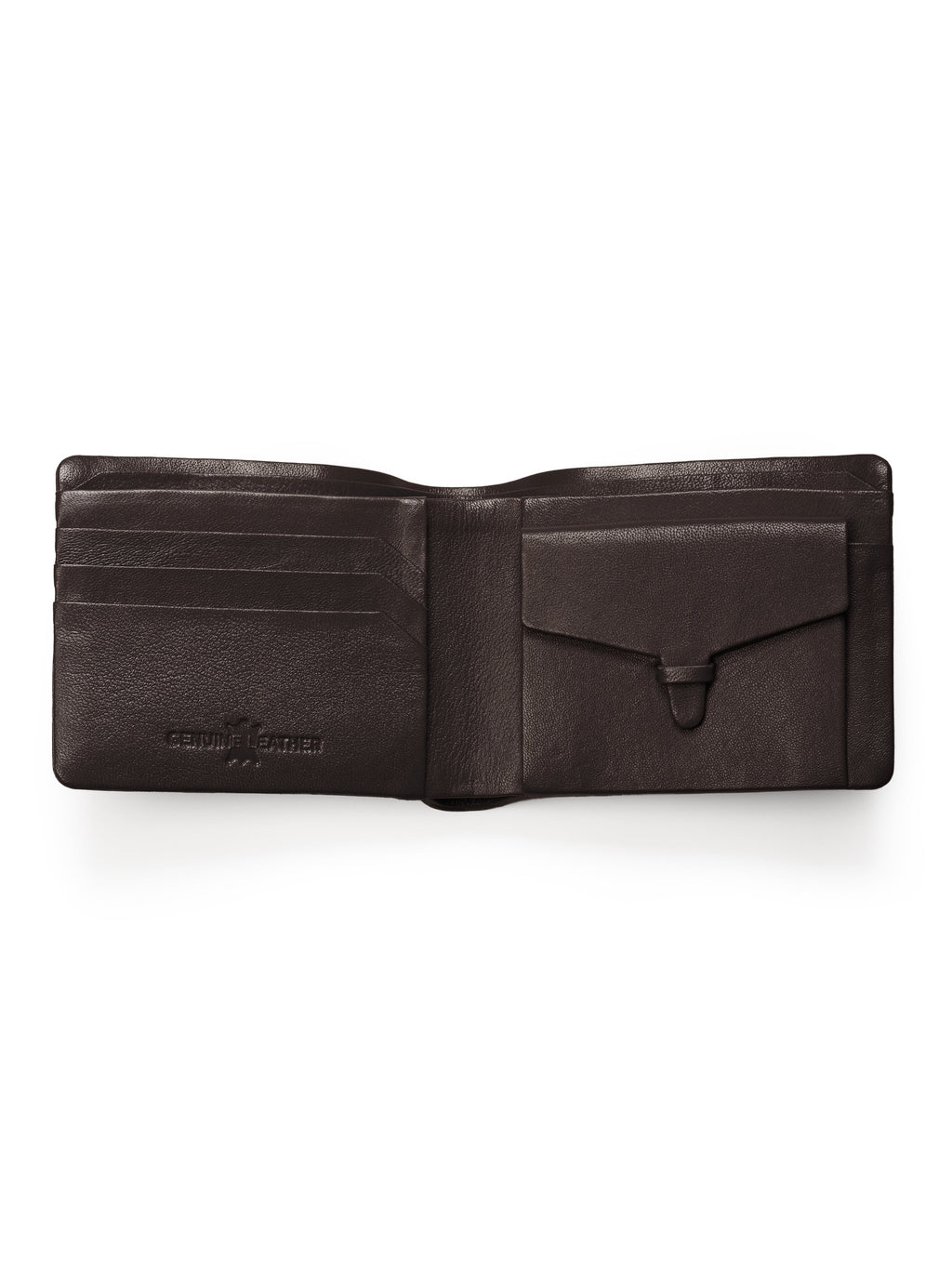 Classy Leather Bags Dark Brown Kodiak Bifold Wallet