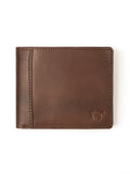 Classy Leather Bags Wealth Ward Brown Bi-folded Wallet