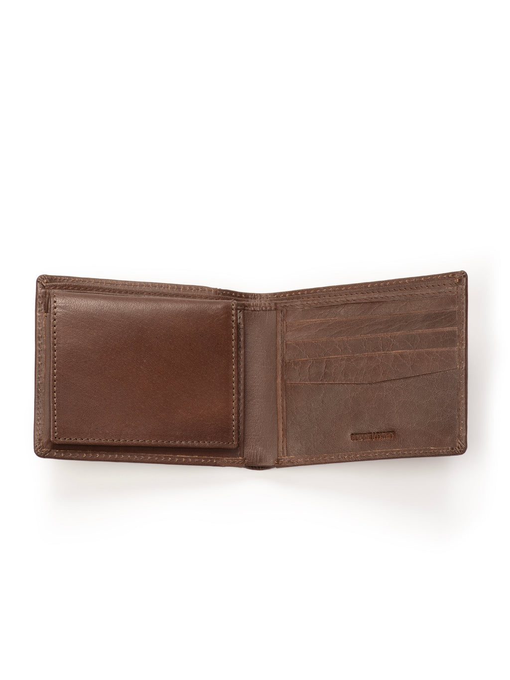 Classy Leather Bags Wealth Ward Brown Bi-folded Wallet