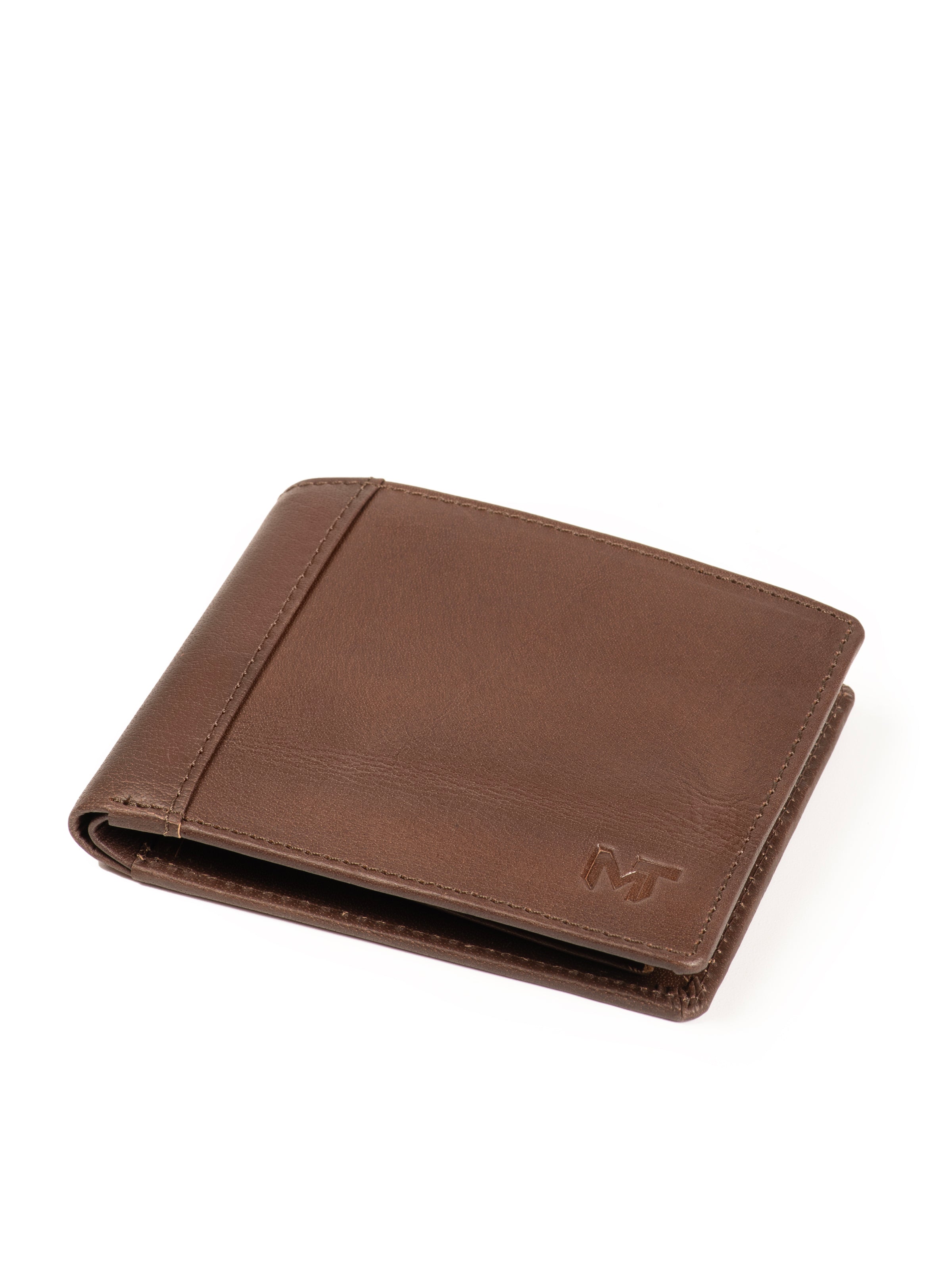 Classy Leather Bags Wealth Ward Brown Bi-folded Wallet
