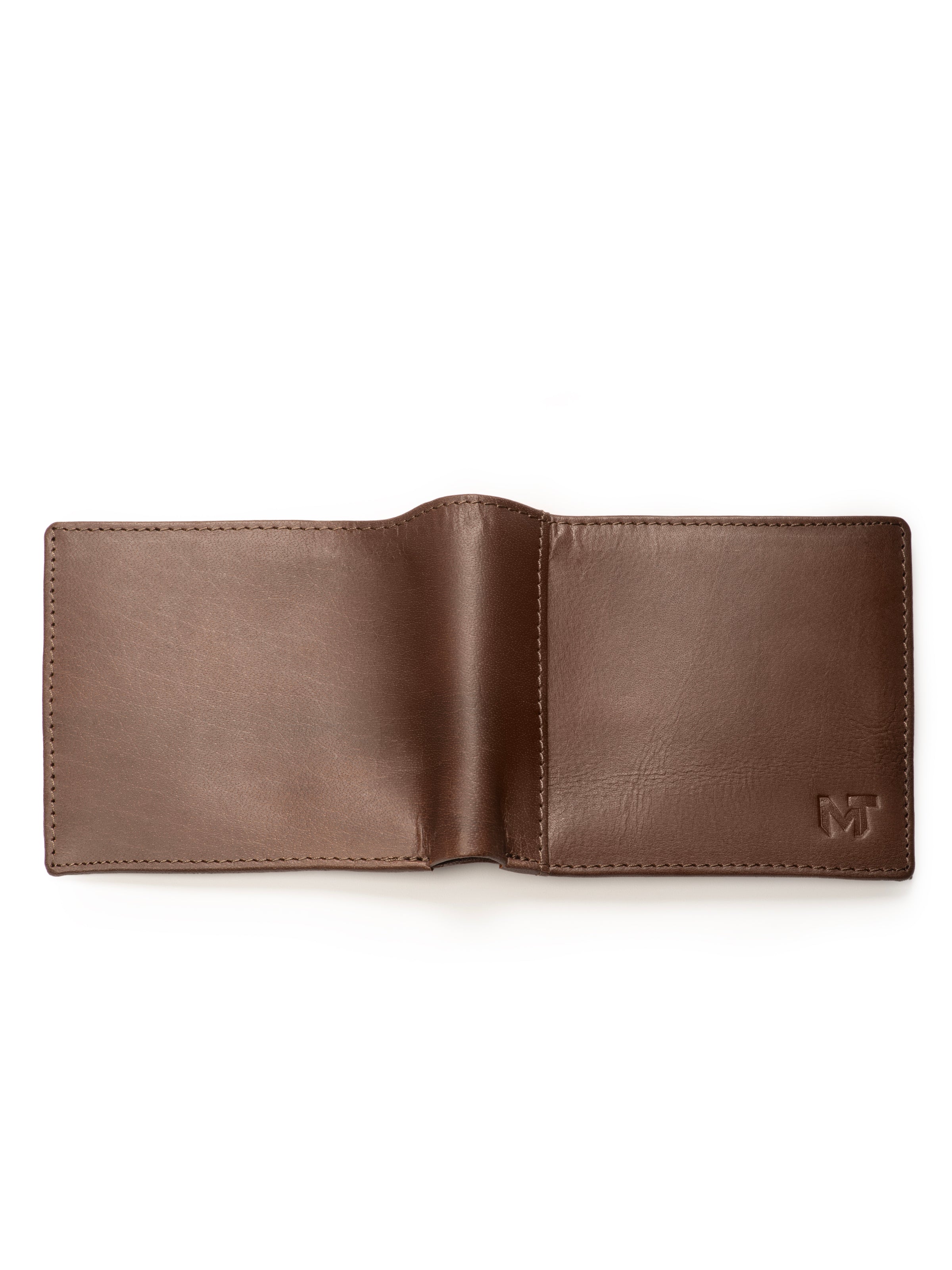 Classy Leather Bags Wealth Ward Brown Bi-folded Wallet